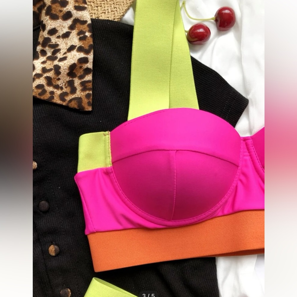 Multicolored Bikini - image 3